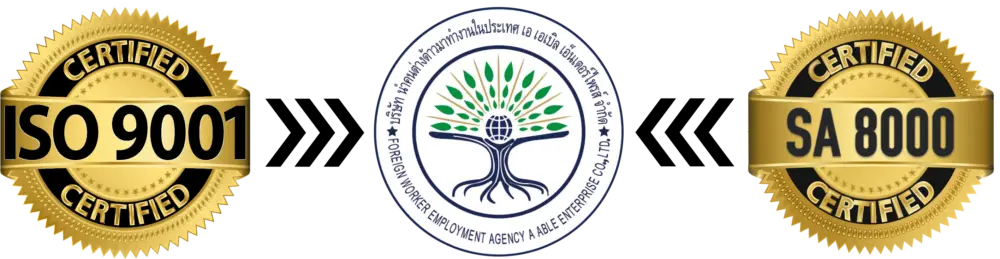 ISO 9001 & SA 8000 — A ABLE ENTERPRISE